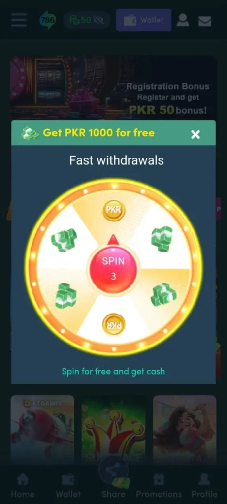 Spin 786 Game